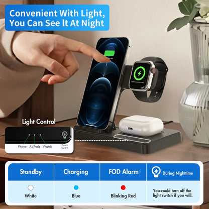 3-in-1 Wireless Charger