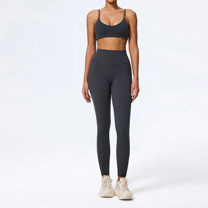Seamless High-Waist Gym Set