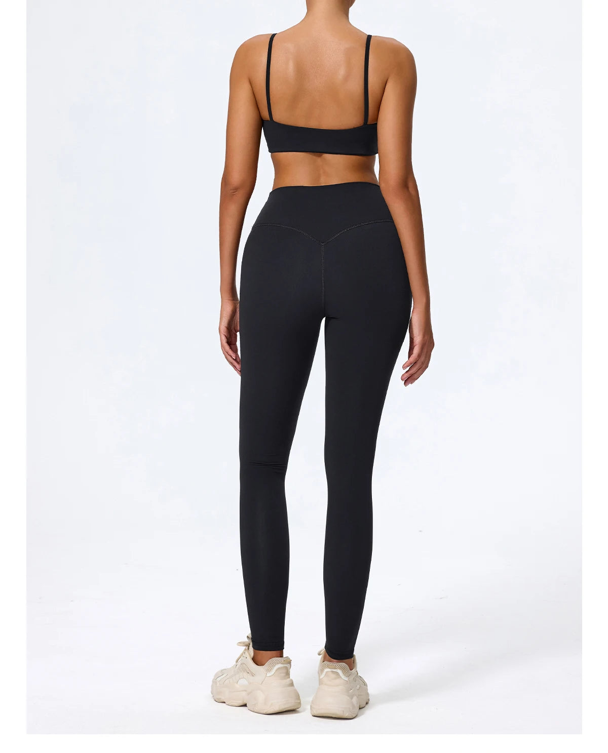 Seamless High-Waist Gym Set