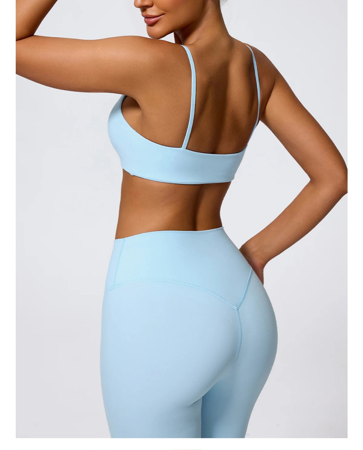 Seamless High-Waist Gym Set