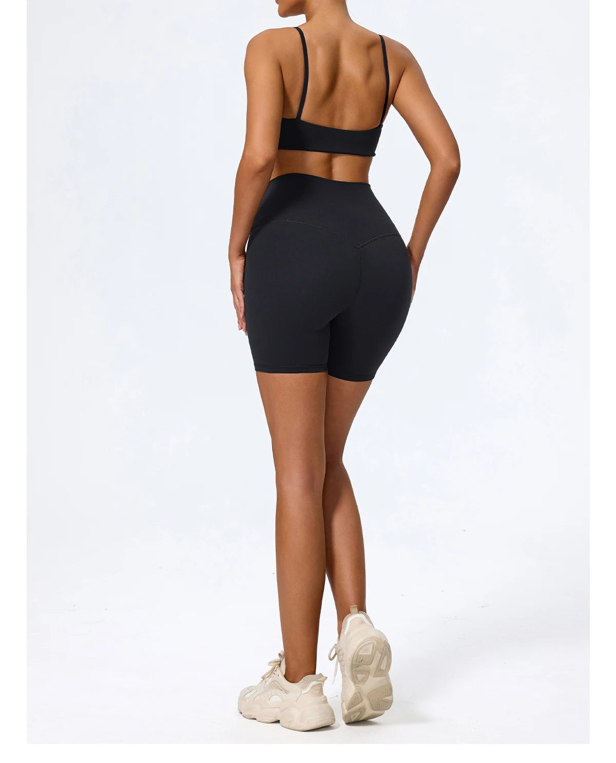 Seamless High-Waist Gym Set