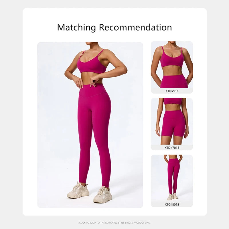 Seamless High-Waist Gym Set