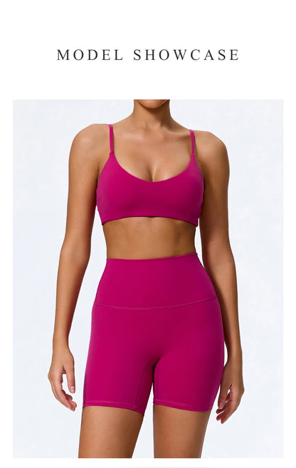 Seamless High-Waist Gym Set