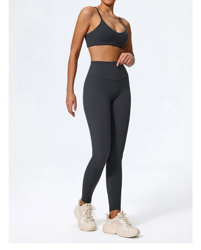 Seamless High-Waist Gym Set