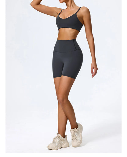 Seamless High-Waist Gym Set
