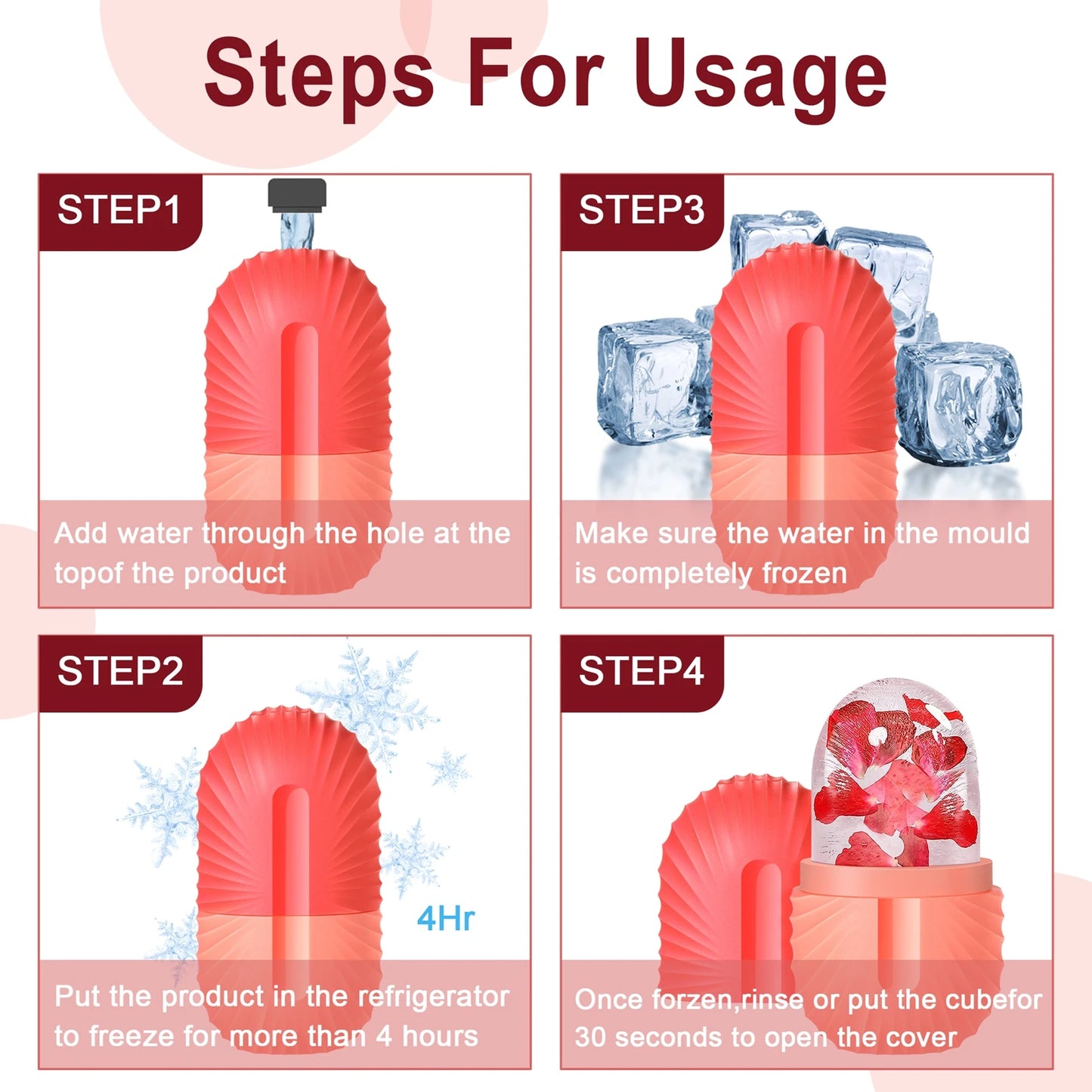 Silicone Face Ice Roller