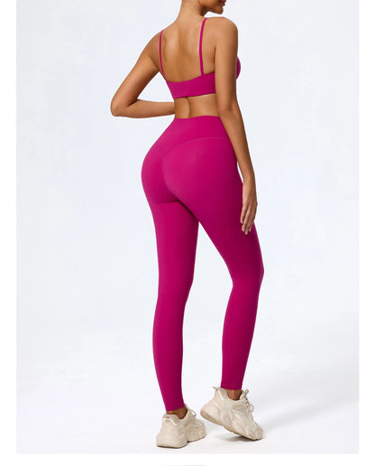 Seamless High-Waist Gym Set