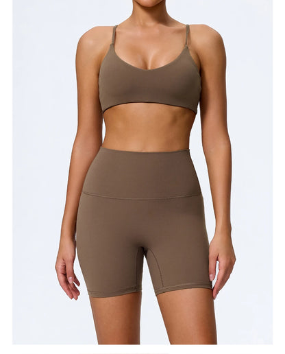 Seamless High-Waist Gym Set