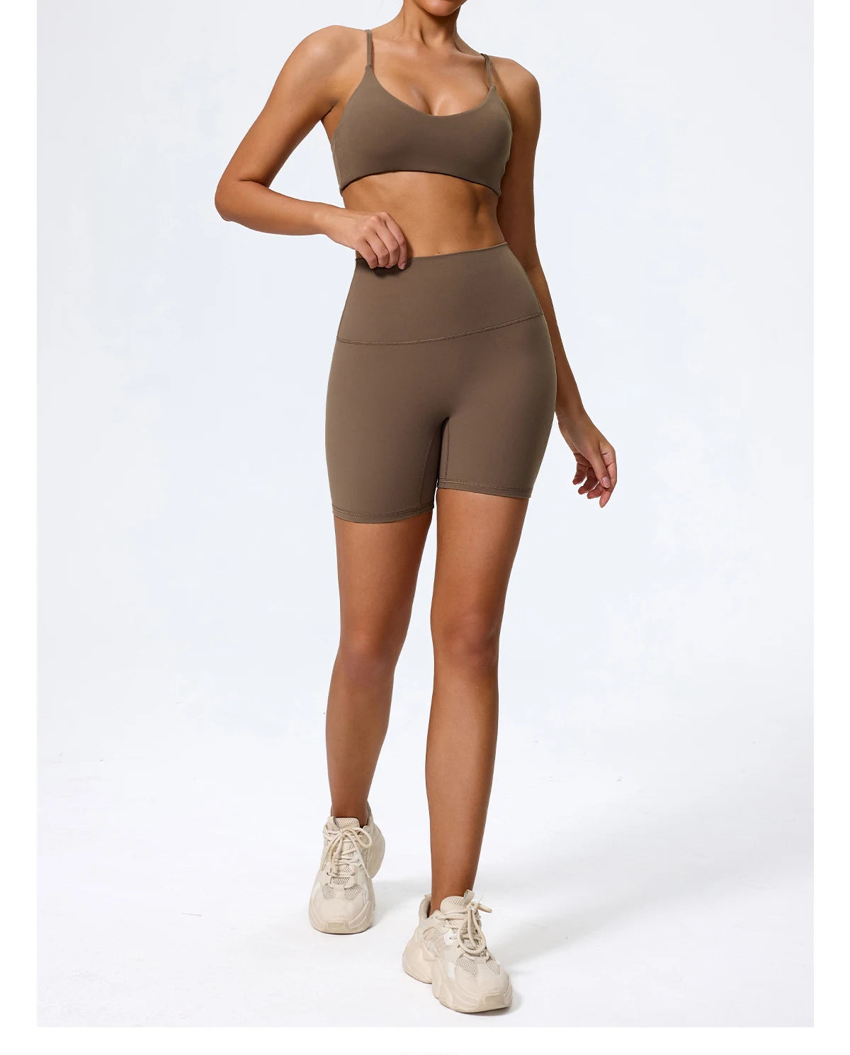 Seamless High-Waist Gym Set