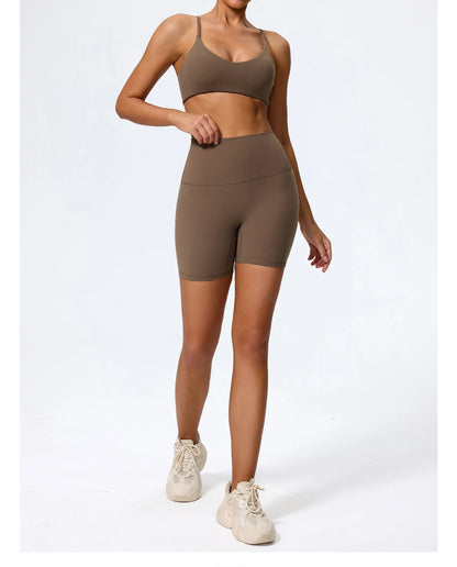 Seamless High-Waist Gym Set