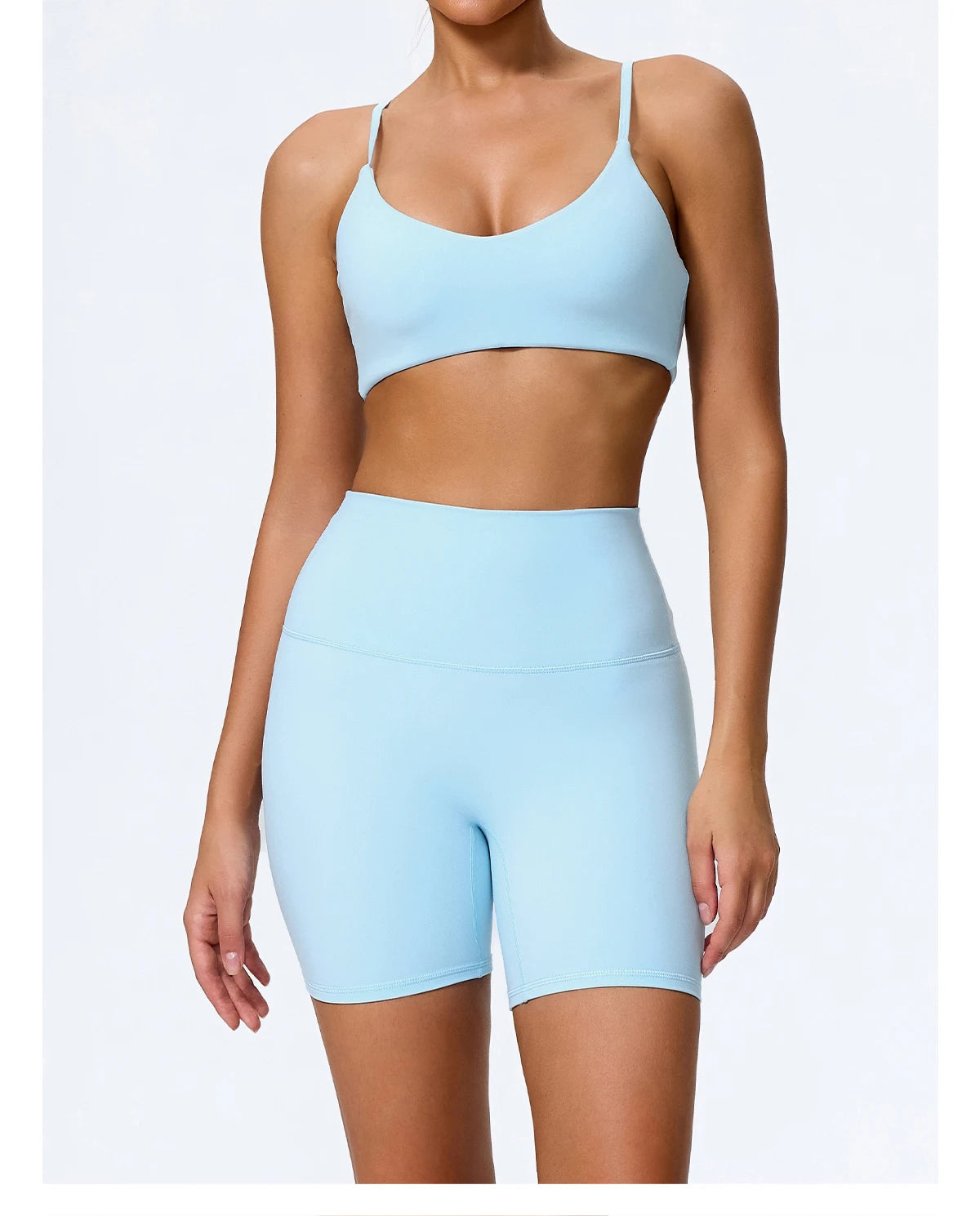 Seamless High-Waist Gym Set