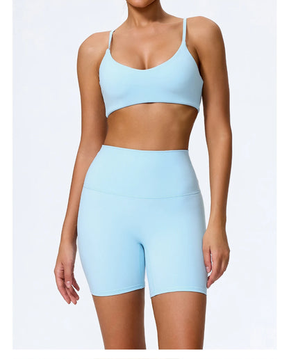 Seamless High-Waist Gym Set