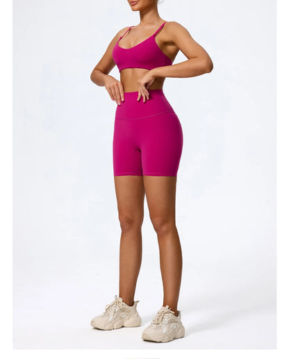 Seamless High-Waist Gym Set