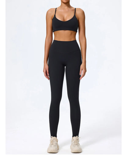 Seamless High-Waist Gym Set