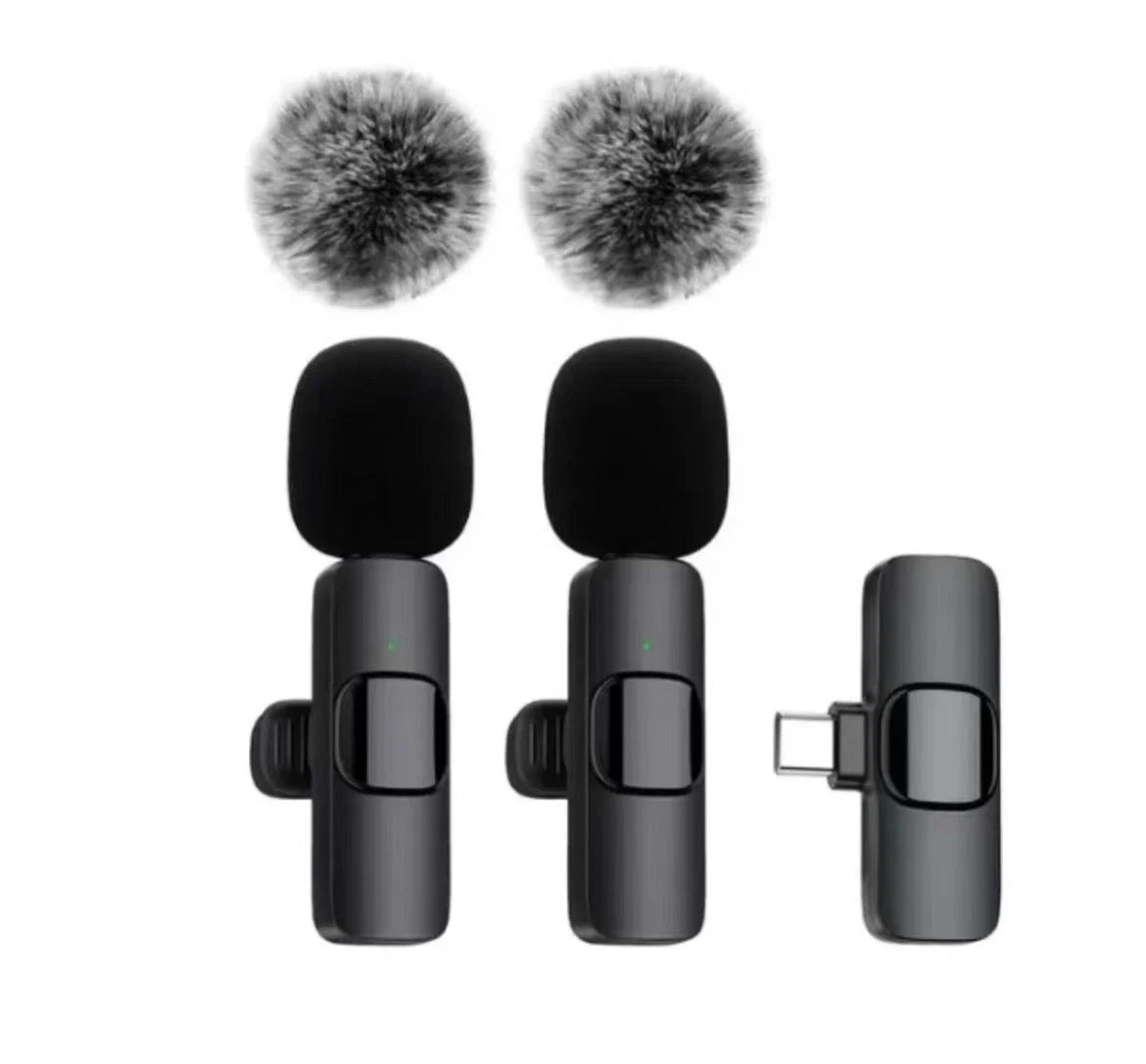 Wireless Lavalier Microphone Set