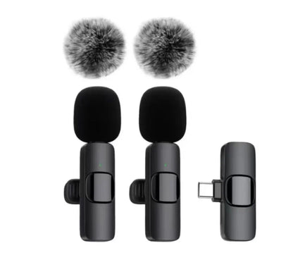 Wireless Lavalier Microphone Set