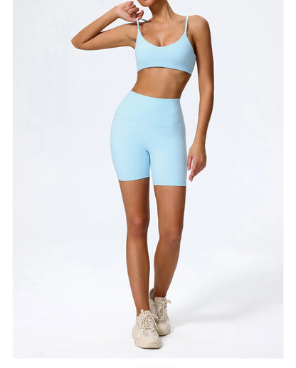Seamless High-Waist Gym Set