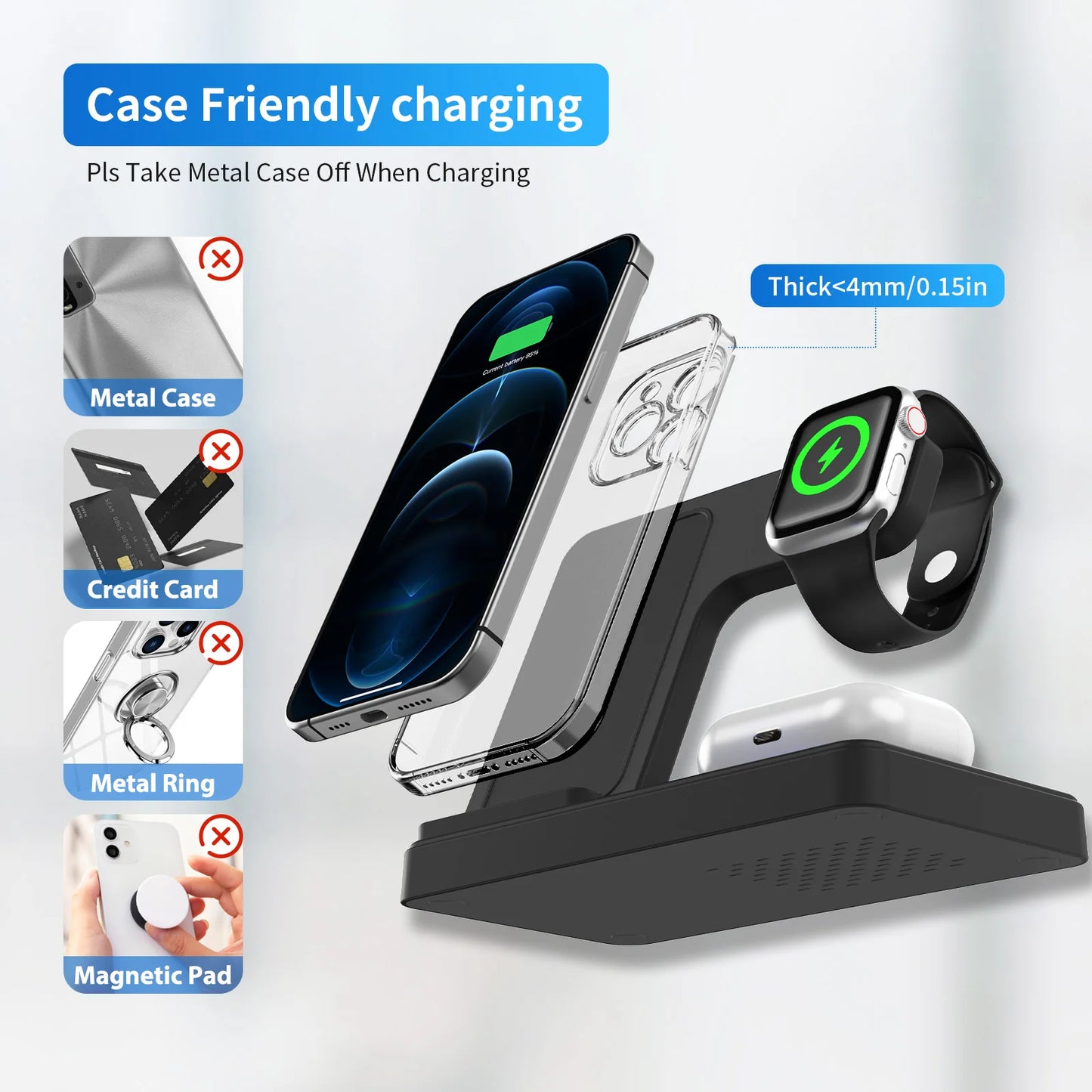 3-in-1 Wireless Charger