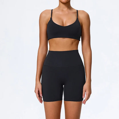 Seamless High-Waist Gym Set