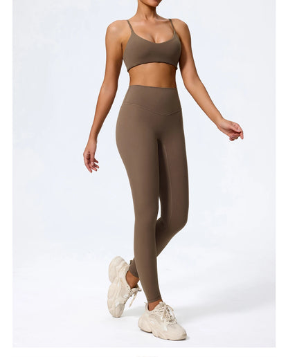 Seamless High-Waist Gym Set