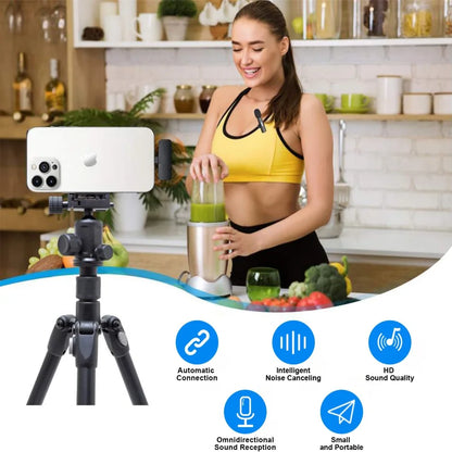 Wireless Lavalier Microphone Set