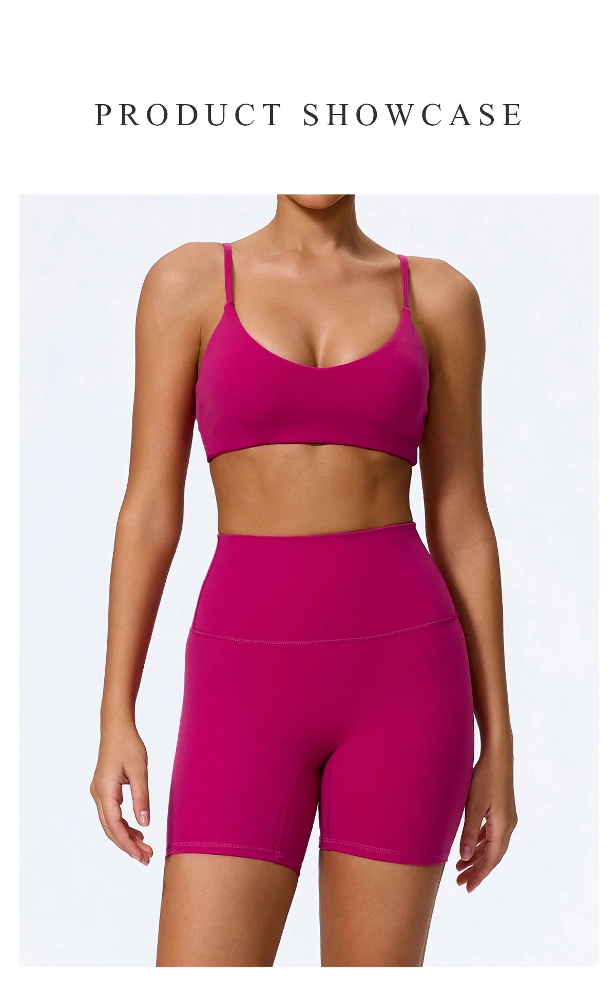 Seamless High-Waist Gym Set